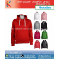 Hoodies unis en gros sur mesure pour hommes et femmes